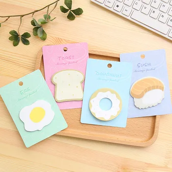 

24 PCs Creative Vitality Breakfast Note This Bread Sushi N Times Paste Student Notes Note Post