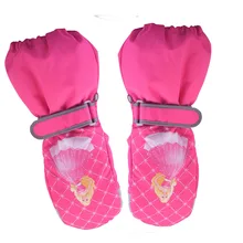 Детское зимнее пальто для девочек, лыжный костюм для мальчиков, лыжный Лыжный Спорт Велосипед Велоспорт для верховой езды теплые Водонепроницаемый ветрозащитные зимние лыжные перчатки на открытом воздухе Снежная спортивная одежда