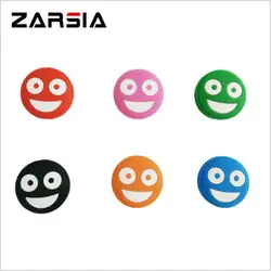 Бесплатная доставка (50 шт./лот/) Красочный амортизатор для игры в теннис с забавным лицом ZARSIA