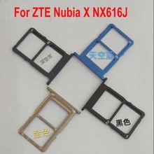 Лучший Sim Слот кардридера лоток порт держатель для zte Nubia X NX616J гибкий телефон кабель Замена