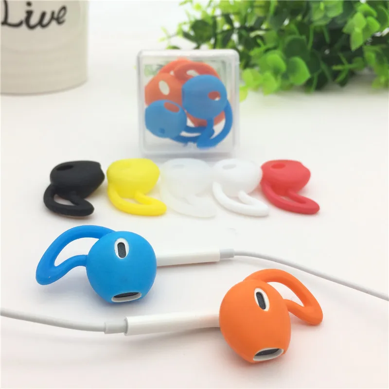 1 пара силиконовые вкладыши вкладышей для Airpods анти пролить безболезненно
