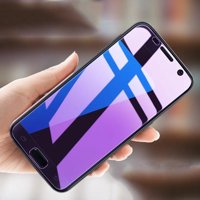 JGKK 2.5D анти синее закаленное стекло для Samsung Galaxy S7 синий протектор экрана S6 9H