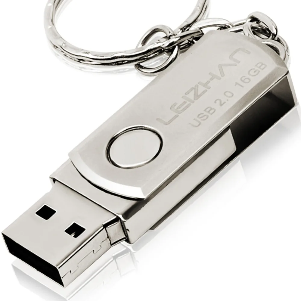 

LEIZHA Metal USB Flash Drive Key Chain Thumb Drive 64gb 32gb 16gb 8gb 4gb Memory USB Stick Pendrive Waterproof Computer U Disk
