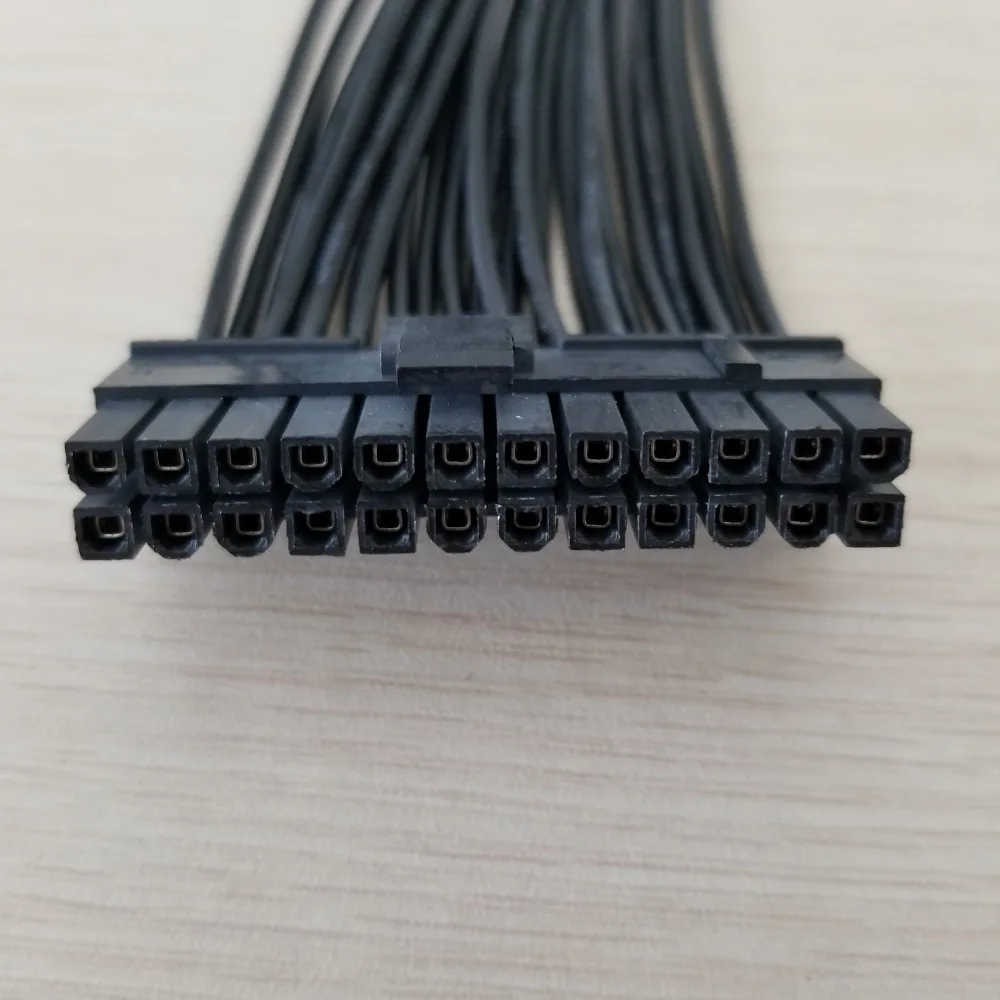 ATX материнская плата 24Pin блок питания Удлинительный кабель 18AWG для ПК DIY 20 см/7 8