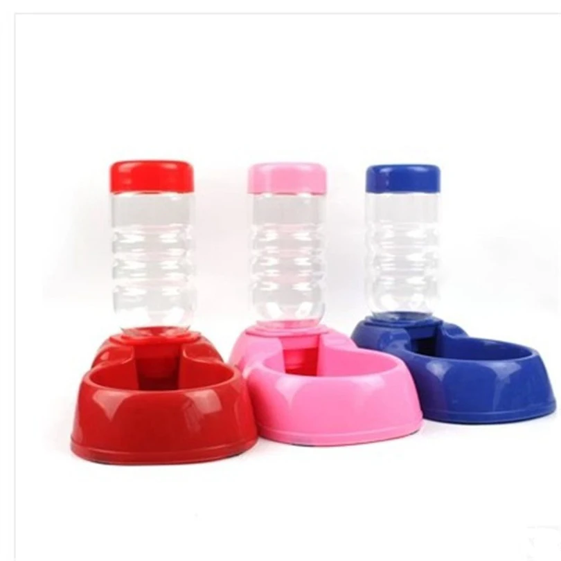 Pet feeder Dual automatic pet feeding and watering is automatic water