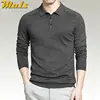 8 colors mens polo sweaters Simple style cotton knitted long sleeve pullovers big size 3XL 4XL spring autumn Muls brand MS16005 ► Photo 2/6