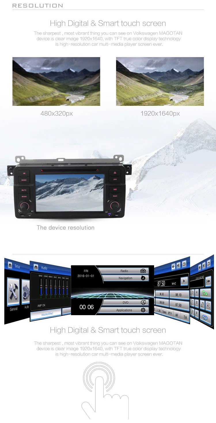 Sale LJHANG 7 Inch 1 Din Car DVD Player For BMW E46 M3 MG ZT Rover 75 Auto Radio Stereo Audio Video GPS Navigation Multimedia USB RDS 3