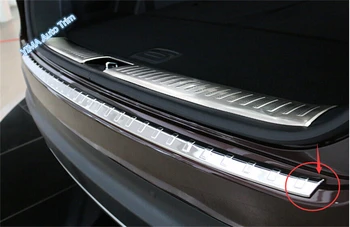 

For KIA Sorento L 2015 2016 2017 Stainless Steel Inner & Outer Rear Bumper Foot Plate Trunk Door Sill Guard Protector Cover Trim