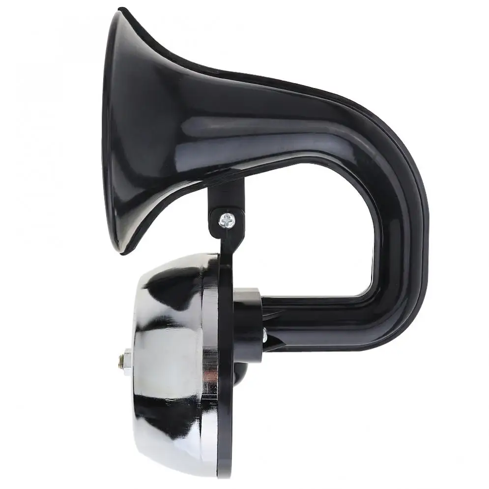 1 / 2pcs 12V / 24V 126DB ABS Universal Super Loud Car Air Snail Horn No Need Compressor with Bracket Relay for Auto Car Vehicle