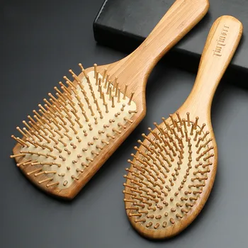 

Wooden Hair Brush Air Bag Massage Hair Comb Scalp Massag Electrostatic Air Cushion Wood Comb Scalp Protection Brush