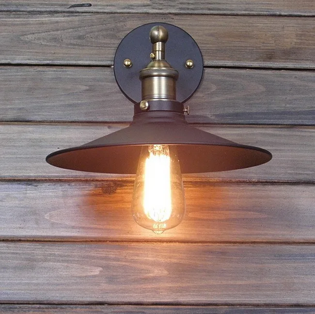 Industrial Sconce Edison Bulb wall lampin LED Indoor Wall Lamps from