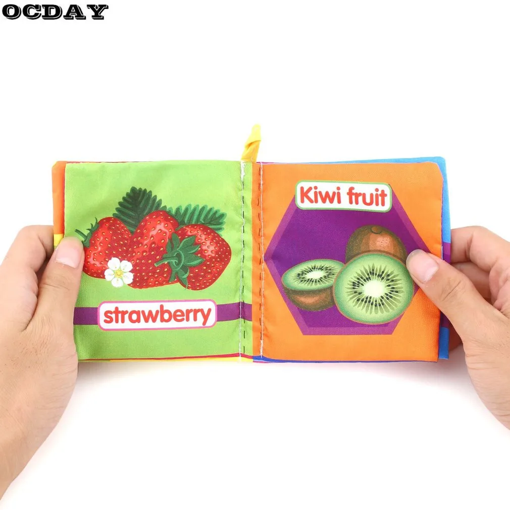 

New-born Babies Cloth Books Early Educational Portable Colorful Soft Books Develop Intelligence Multifunctional Toys For Kids