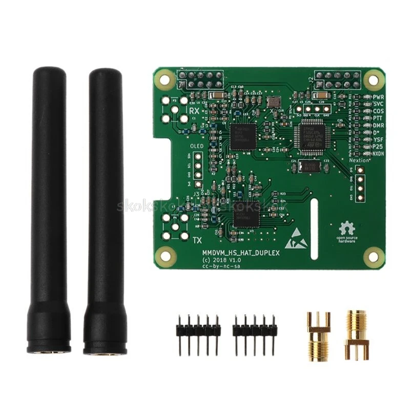

2018 V1.6 MMDVM Hotspot Pi-Star Support P25 DMR YSF For Raspberry pi + Antenna D03 dropship