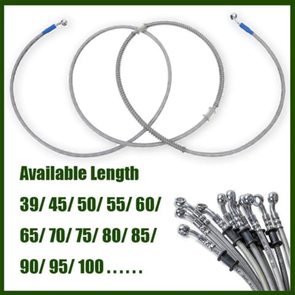 Мотоцикл тормозной Масляный шланг линия банджо фитинг из нержавеющей стали плетеный Многофункциональный тормозной Масляный шланг линия
