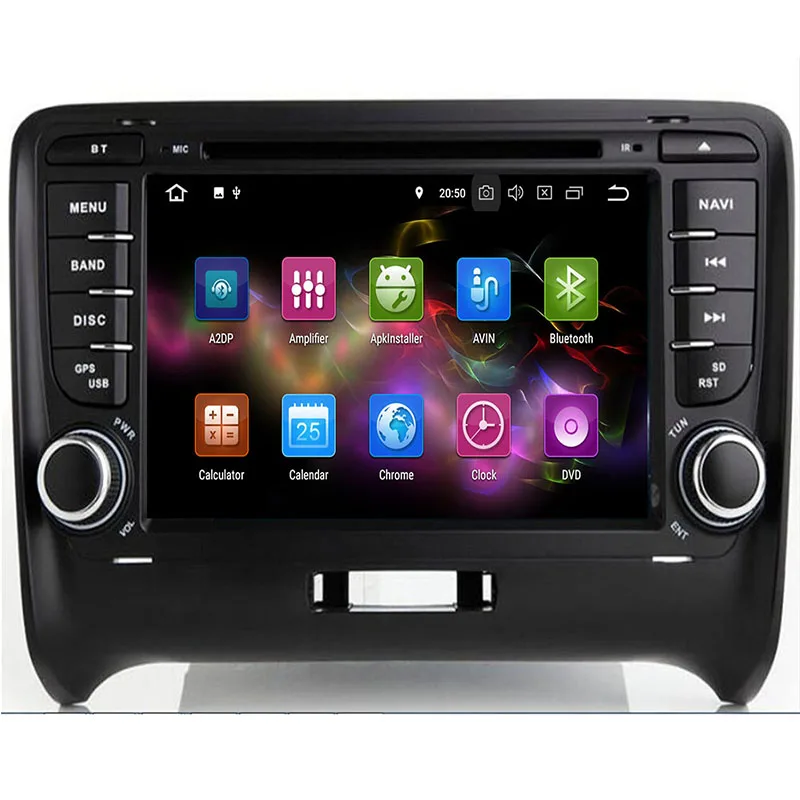 Clearance New come ! DSP IPS Android 9.0! 2 DIN Car DVD GPS For Audi TT MK2 8J 2006 2007 2008 2009 2010 2011 2012 multimedia player radio 2