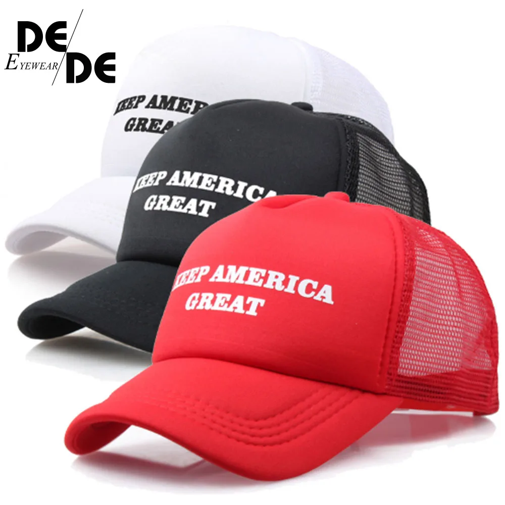 

Cool New Donald Trump Red Hat Re-Election Keep America Great Spring Summer Cool Baseball Mesh Caps Adjustable Sport Hat