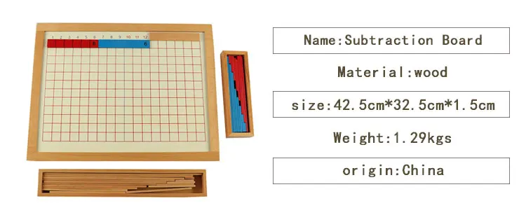 Детские математические игрушки деревянные для счета палочки дополнение доска Развивающие детские игры Логические Монтессори игрушечные