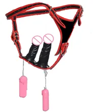 BDSM Fetish Erotic Sex Products Adult Toys, Multi Speed Vibrating Silicone Dildos Penis Anal Plug,Lesbian Strap Ons For Women