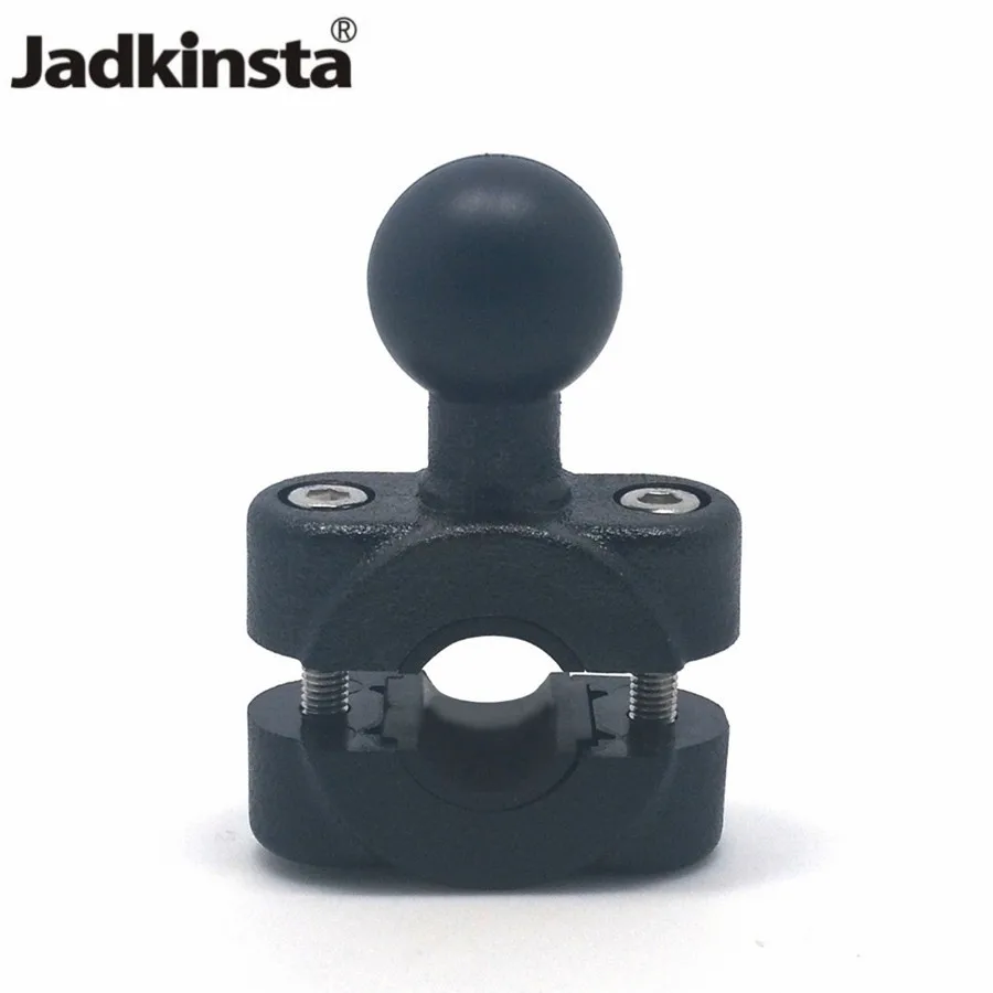 

Jadkinsta Motorcycle Handlebar Rear View Mirror Rail Base Car Headrest Rail Clamp Holder to 1 inch Ball Mount for Gopro Camera