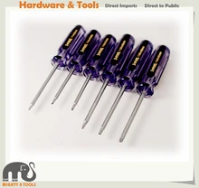 6pc Torx Tamperproof Star Driver Set Torx Key Set T9 T10H T15H T20H T25H T30H Screwdriver