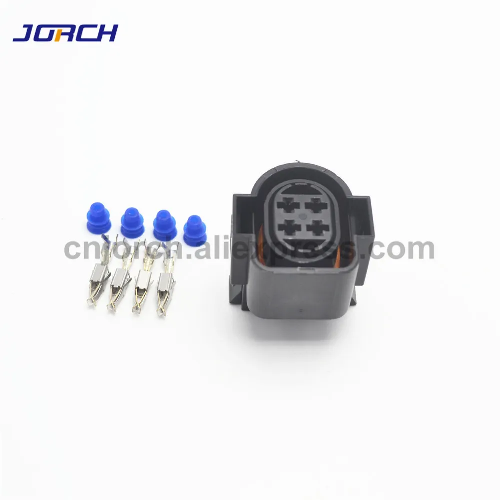 5 комплектов 4pin VW авто водонепроницаемый корпус вилка 1H0973734 жгут проводов