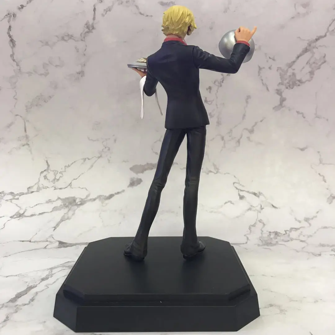 Аниме One Piece Sanji Chef Cooker черный/белый костюм ПВХ фигурка коллекционные модели
