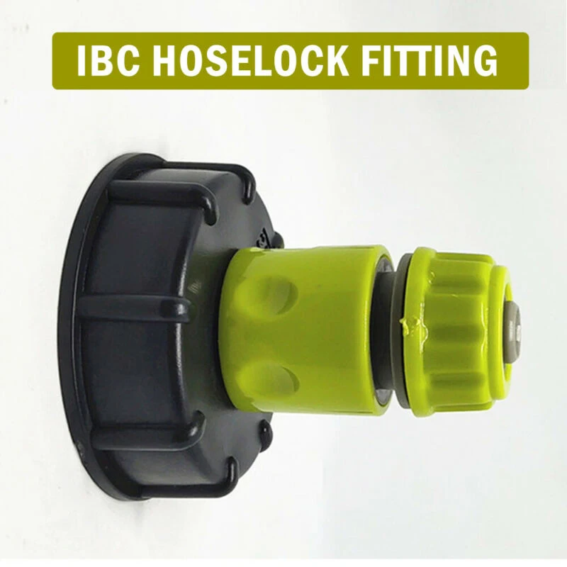 2 х IBC адаптер грубая резьба 1/2 выход клапан подключение бака Hoselock фитинг