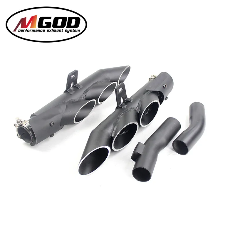 motorcycle exhaust link pipe