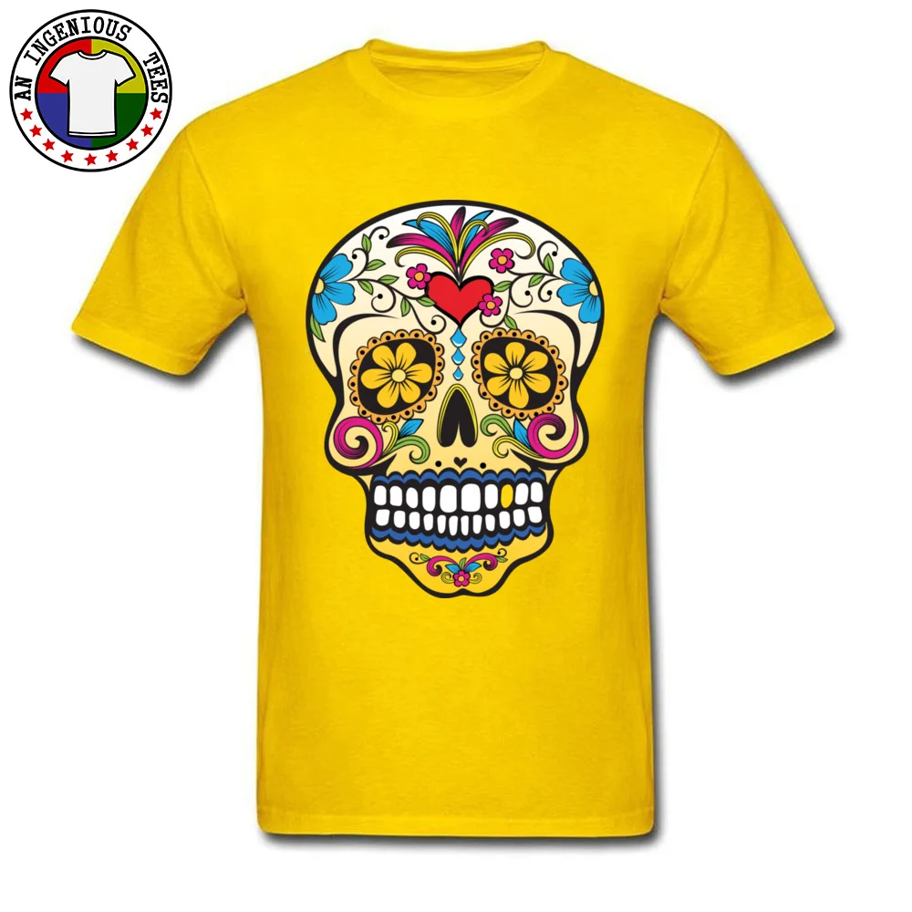 Gold Tooth Short Sleeve Tops Shirts Round Neck 100% Cotton Man Top T-shirts comfortable Clothing Shirt Fashionable Gold Tooth yellow