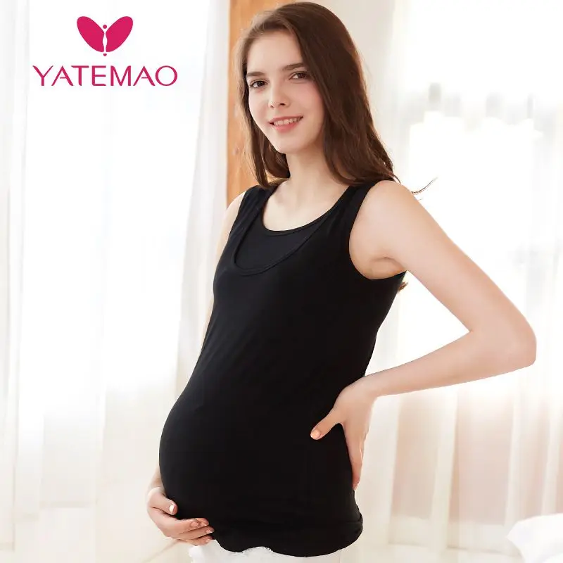YATEMAO модная хлопчатобумажная одежда для беременных пижамы грудного