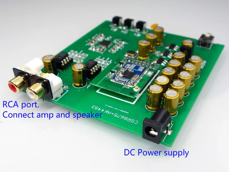 GHXAMP CSR8675 Ultimate Bluetooth 5,0 декодер плата DAC Поддержка APTX HD AK4493 RCA Усилитель для наушников динамик DC12V DIY