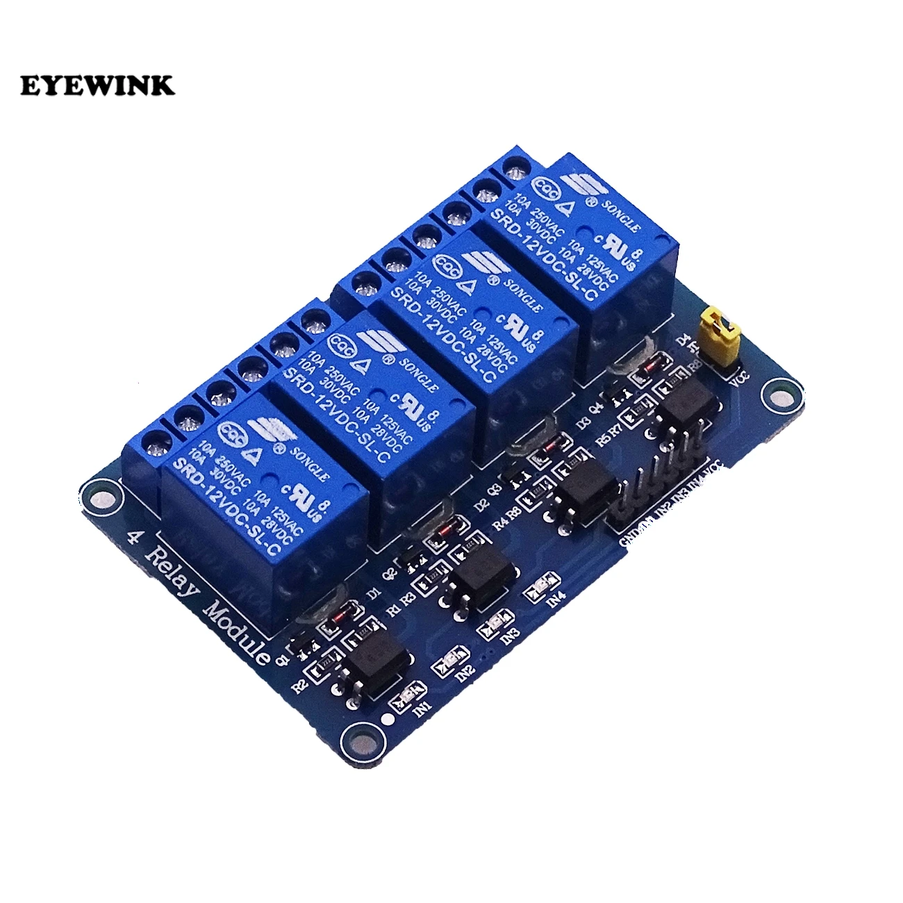 

10pcs 5V 12v 4 Channel Relay Module 4-channel Relay Control Board With Optocoupler Relay Output 4 Way Relay Module for Arduino