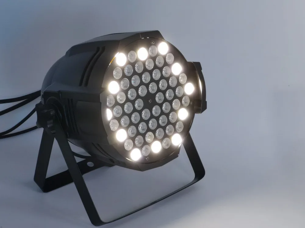 2 шт./алюминий 60X3W led par Светильник rgbw Par dmx512 плоский R12 G18 B18 W12 Профессиональный