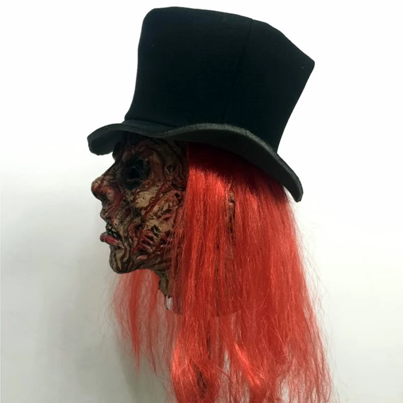 Высокое качество дьявол жуткая маска на Хеллоуин Новое приведение; Зомби страшная маска для взрослых