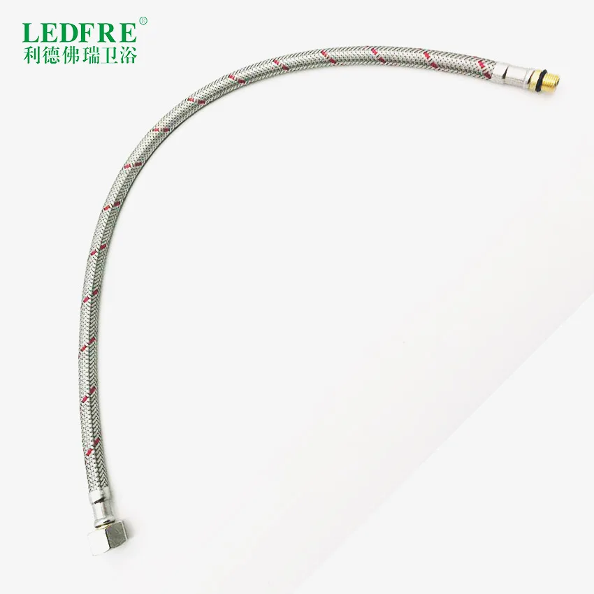 LF15504 G3/8 * M10 * 1 صنبور المطبخ pex أنبوب 304 الفولاذ المقاوم للصدأ خرطوم مضفر مرنة أنبوبة سباكة صنبور المياه توريد خرطوم