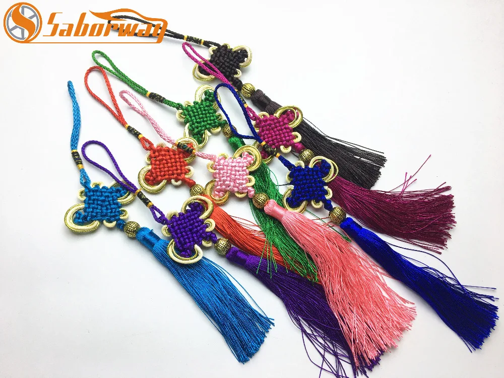 

Saborway 1 Pcs Chinese Craft Knot Tassel Pendant Crafts National Home Decoration Chinese Characteristics Gift