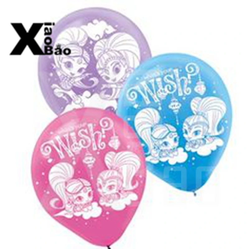 

New Shimmer and Shine Party 12" Latex Balloons Princess Toys Ball Party Birthday Decoration Supplies Kids Lovely Best Gifts