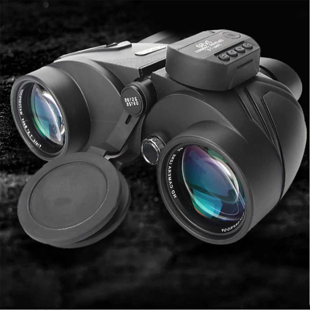 MOGE Nitrogen-filled Waterproof Anti-fog 7X50 Binoculars HD High-definition with Electronic Compass Telescope