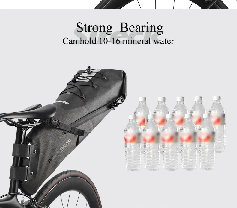 Rockbros, сумка для горного велосипеда, 8-14л, водонепроницаемая, MTB, велосипедная сумка, велосипедная сумка на заднее сиденье, велосипедная сумка, Аксессуары для велосипеда, Bolsa Bicicleta