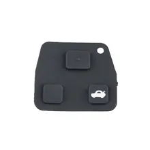 Мини-чехол для дистанционного ключа для Toyota резиновая накладка для 2 или 3 кнопки Брелок чехол Yaris Corolla Avensis ремонт