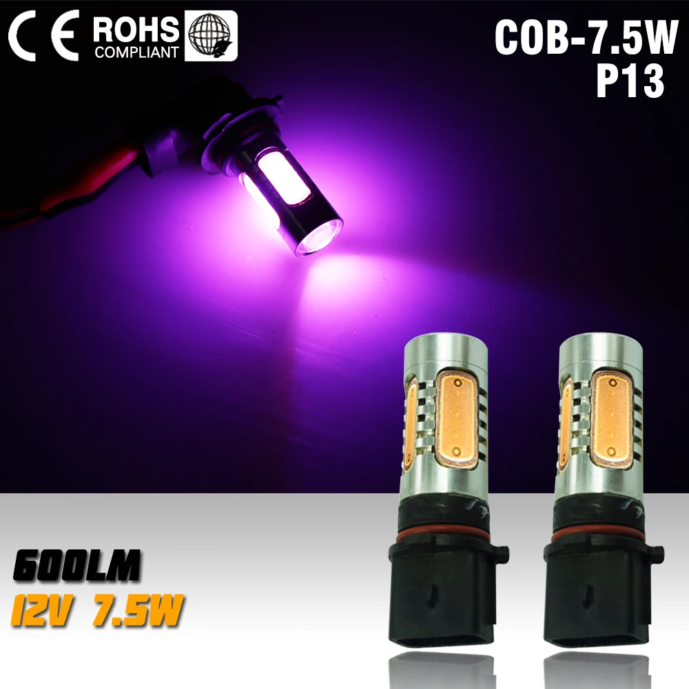 

Bright White High Power Fog Light P13W 7.5W Car LED Bulb Lamp Projector DRL pink