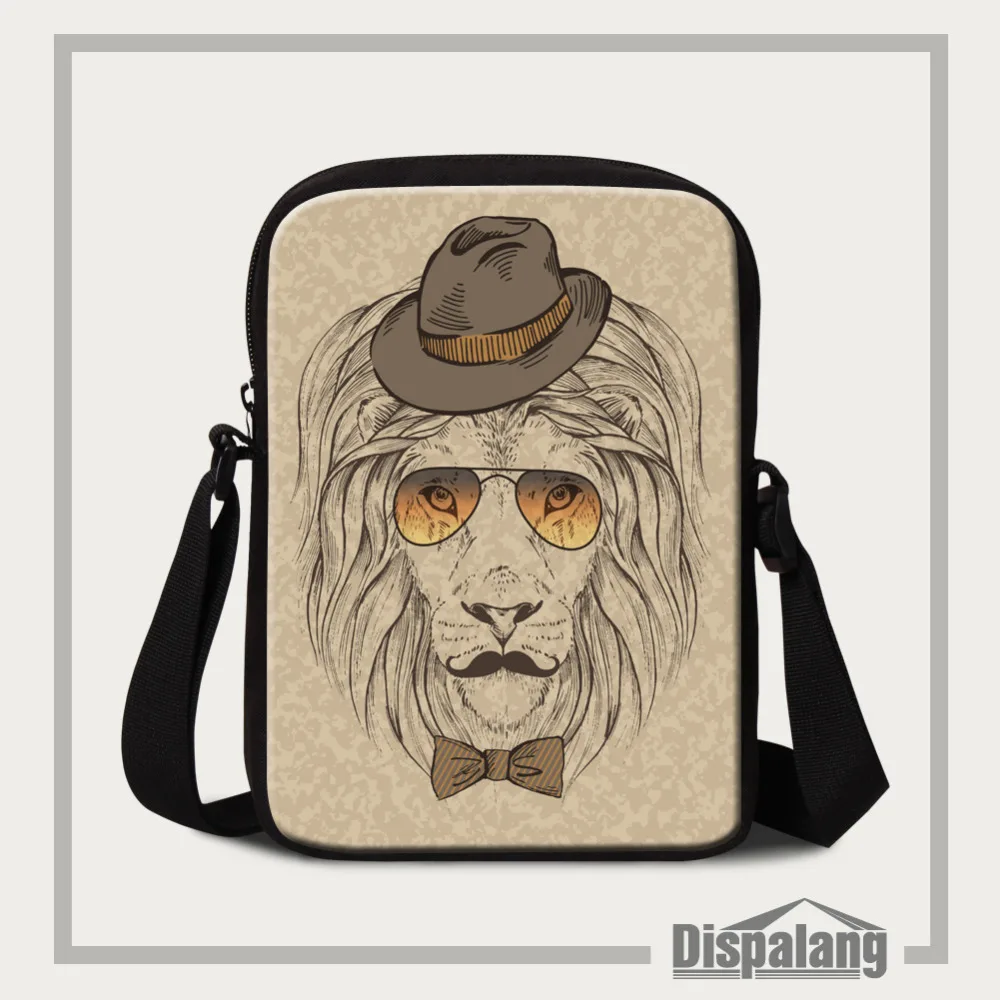 

Dispalang Desinger Women Men Mini Messenger Bags 3D Fashion Animal Printing Kids Shoulder Bag Children Crossbosy Bag Satchels
