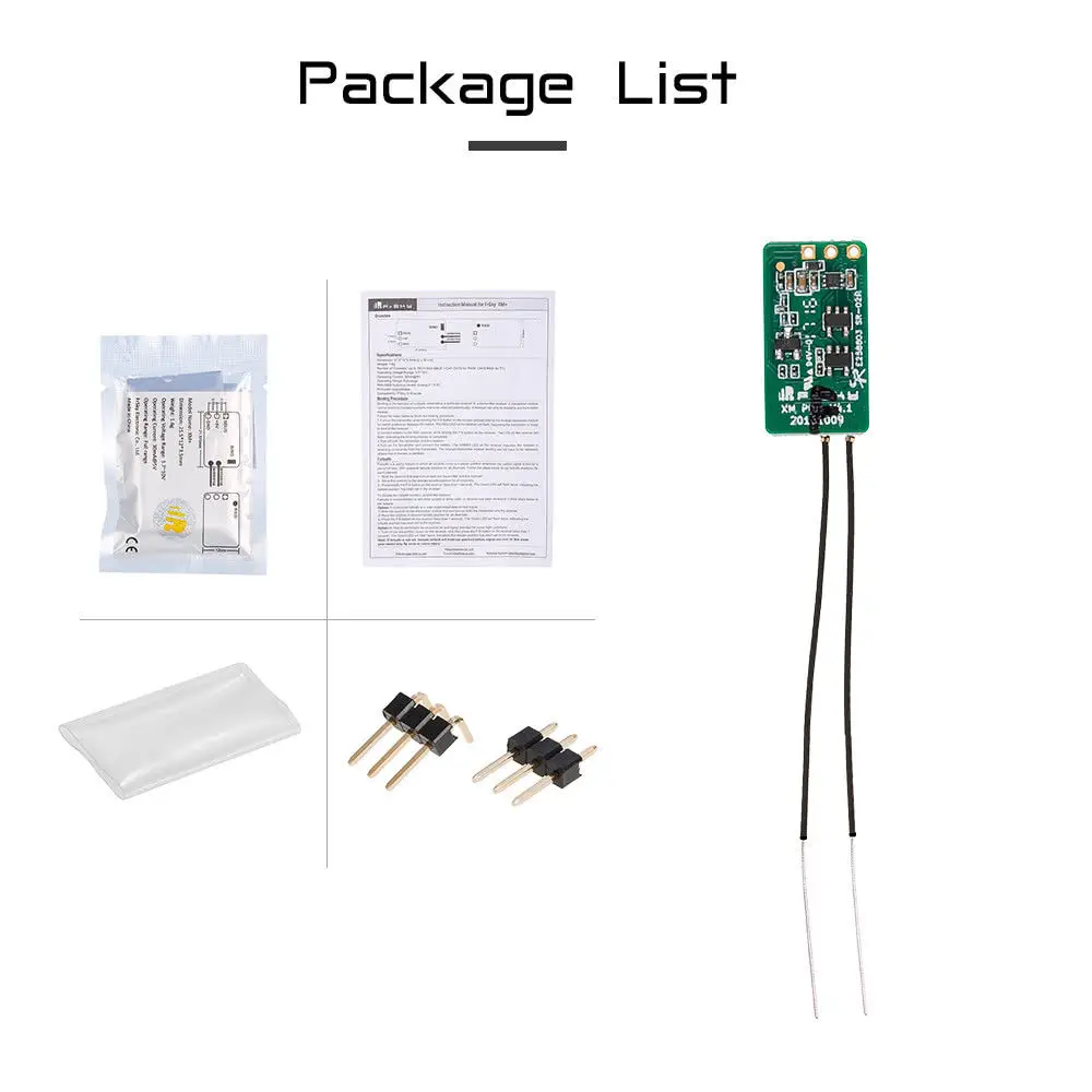 Мини приемник Frsky XM + Micro 16CH для помещений FPV маленький квадроцикл PWM SBUS US FCC / EU LBT