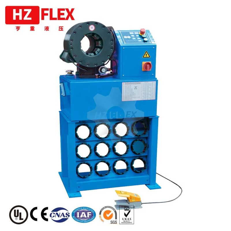 

2018HZFLEX HZ-48C 3inch quick change tool automatic hydraulic hose crimping machine