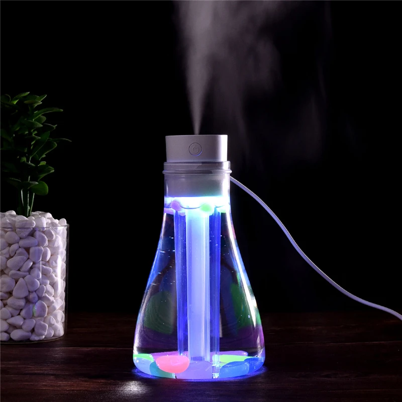

Portable USB Air Humidifier Purifier 500ML Essential Oil Aroma Diffuser Aromatherapy Lamp Mist Maker for Car Bedroom Office 36