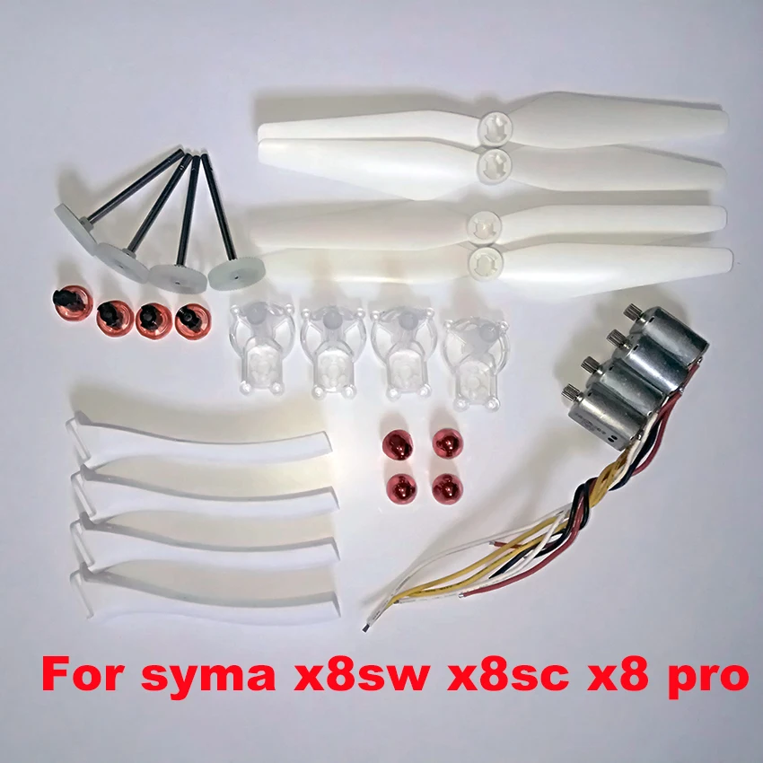 

SYMA X8SW X8SC X8PRO X8 Pro Propellers motor base engines Main Gear Blade Holder blades gears