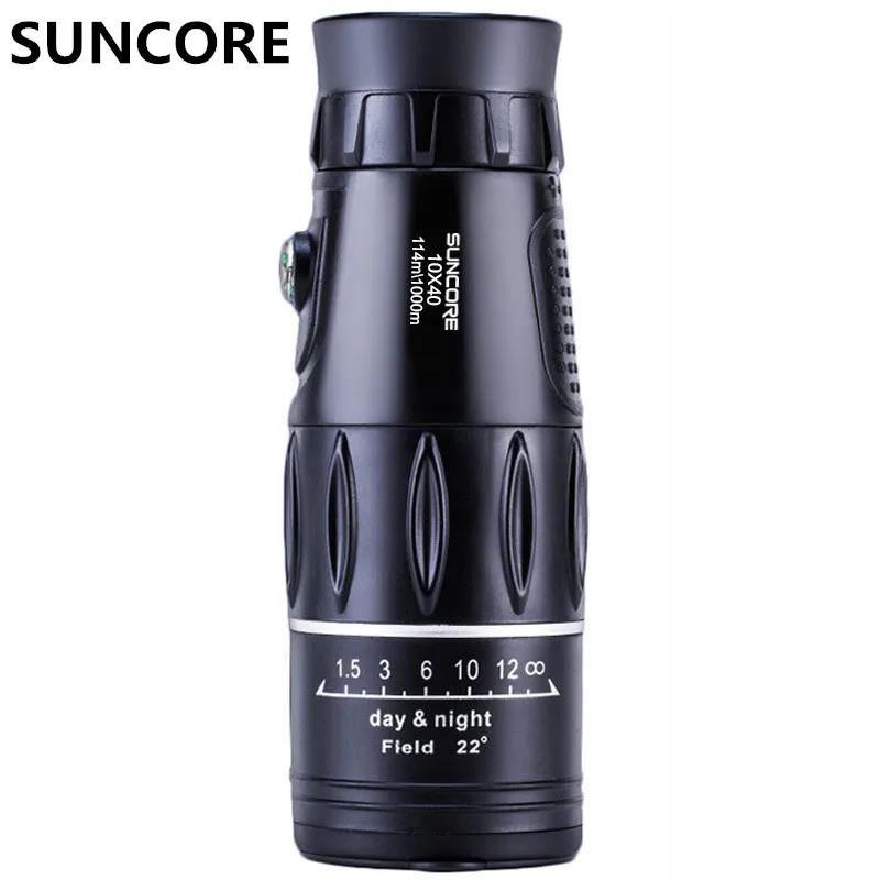 2017SUNCORE Navigator 10x40 HD Zoom BAK4 Prism Focused Lens Sighting Vision Mirror Monocular Telescope