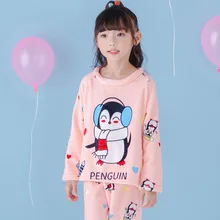 Низкая цена, Детские фланелевые пижамы теплая Коралловая флисовая одежда для сна с рисунком для девочек зимняя пижама с длинными рукавами для мальчиков, ночная рубашка LL1325
