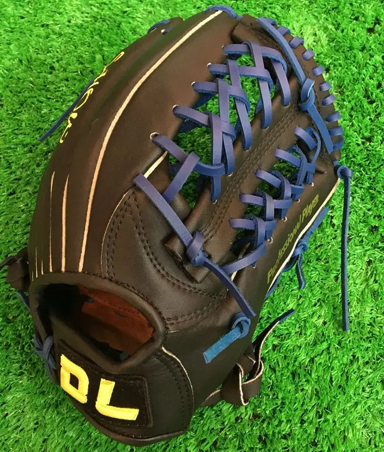 High quality! DL Adult 12.5Inch cowhide leather baseball gloves