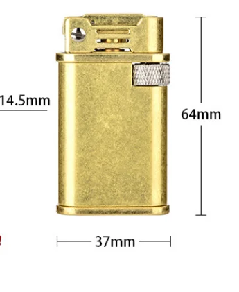 Оригинальная зажигалка, ретро бензин, керосин, зажигалка, Подлинная, ультра тонкая, прикуриватель, сигара, огонь, брикет, бензиновые зажигалки LFB805